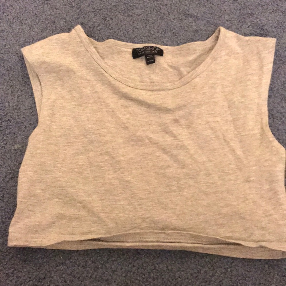 Top shop muscle crop top
